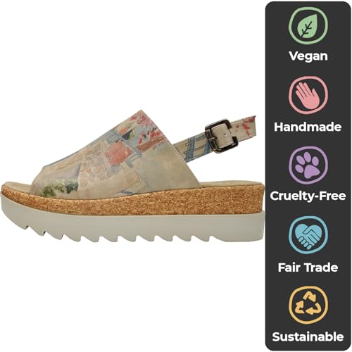 Image of DOGO Platform Sandals Women - Vegan and Handmade Wedge Sandals for Women