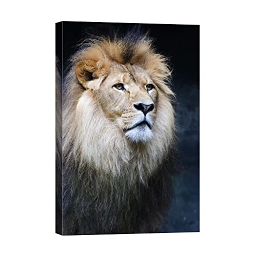 Peinture animaux phosphorescente pour salon chaleureux de 80x120