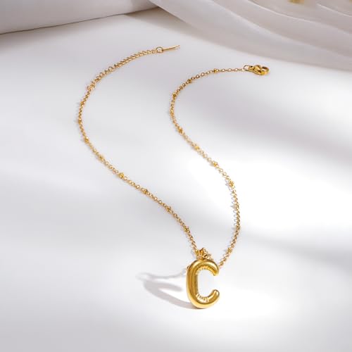 Image of Rubans Demi Fine Stainless Steel Alphabet Pendant CZ Gift for Women & Girls