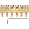 6 جسر جيتار كهربائي Tremolo Saddles لاستبدال جيتار كهربائي بمفتاح ربط