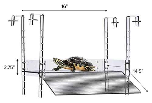 LaBrinx Designs Extra Large Wide Hanging Turtle Ramp - Aquatic Reptile Basking Platform - Image 3