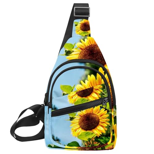 Sac à dos à bandoulière fleuri pour voyager léger sans encombrement ni douleur aux épaules