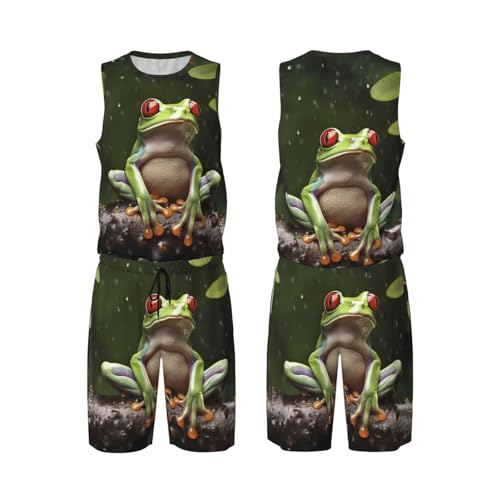 Maillot de basket-ball homme Peace Tree Frog pour vos matchs de playground