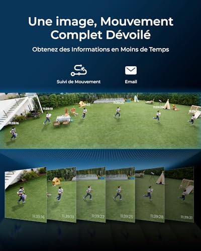 Reolink 16MP Caméra Surveillance PoE, Double Objectif Vue Panor à 180°, Suivi Mouvement, Vision Nocturne Couleur, Détection Personne/Véhicule/Animal, Audio Bidirectionnel, Etanche IP67, Duo 3 PoE