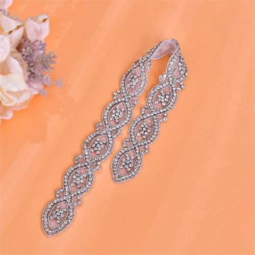 Women's Bride Dress Belt Rhinestones Applique Wedding Accessories Party Evening Decoration Belt4