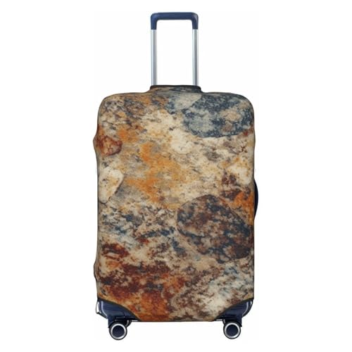Travel Luggage Cover Anti-Scratch Suitcase Cover Protector Elastic Thicken Luggage Protector Washable Baggage Covers Abstract Granite Suitcase Sleeve Fit 18-32 Inch Luggage X-Large