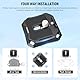 NEEWER 38mm quadratische Schnellwechselplatte 2er Pack Anti Off Arca Typ QR Kamera Montageplatte, kompatibel mit Peak Design Capture V3 Kamera Klammer Schultergurt Stativkopf 8kg Max. Belastung QPR-5B