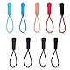56 Stück Reißverschluss Verlängerung Zipper Pulls, 28 Farben Nylon Ersatzzipper Anhänger Reißverschlussanhänger Universal Reparatur Set für Rucksäcke Jacken Gepäck Geldbörsen Handtaschen Sweatshirts