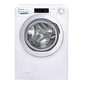 Candy Smart Pro CSOW4853TWCE Freestanding Washer Dryer, WiFi Connected, 8 kg/5 kg Load, 1400 rpm, White