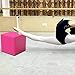 QSTDGVPW Yoga Block Home Seat Cube Stool Exercise Brick for Pilates Balance Training Body Building, Pink