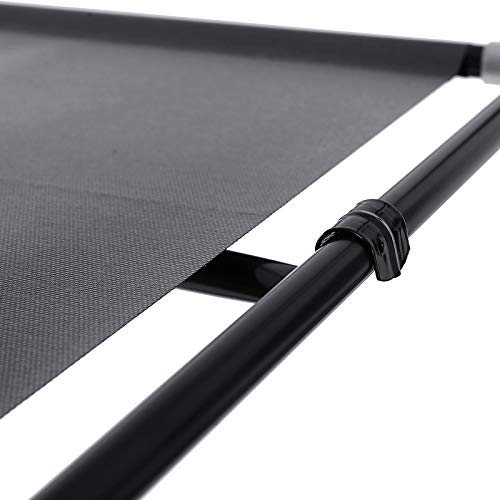 SONGMICS Kleiderschrank, Stoffschrank, Faltschrank mit Kleiderstange, Kleiderständer, Aufbewahrung für Taschen, Spielzeug, Schuhe, Schlafzimmer, Ankleidezimmer, 75 x 45 x 160 cm, schwarz RYG83H