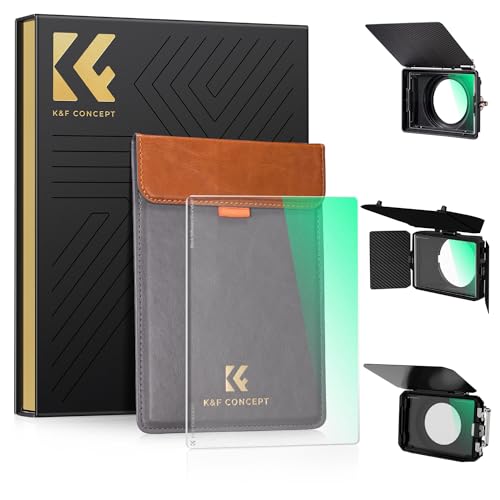 K&amp;F Concept Filtre Black-Mist 1/4 Carré 4"X5.65" Compatible avec Tilta SmallRig Neewer Matte Box Filtre de Diffusion Verre Optique HD Nano-Revêtements Étanche Anti des Rayures