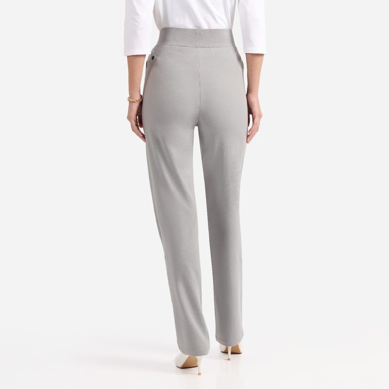 Image of BlissClub Women's Straight Fit Mid Rise Pants
