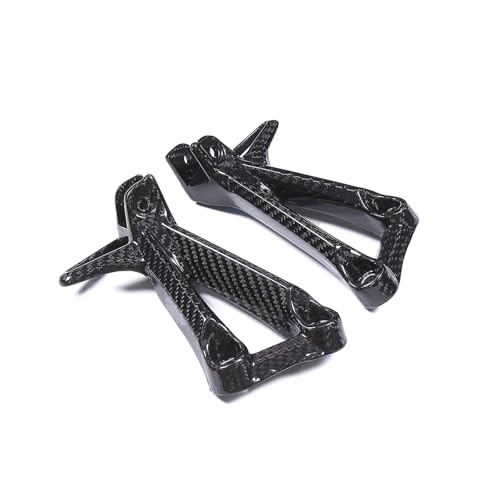 Plaques de talon en carbone sec 3K pour Yamaha MT-10 FZ-10 protège-talons moto de luxe