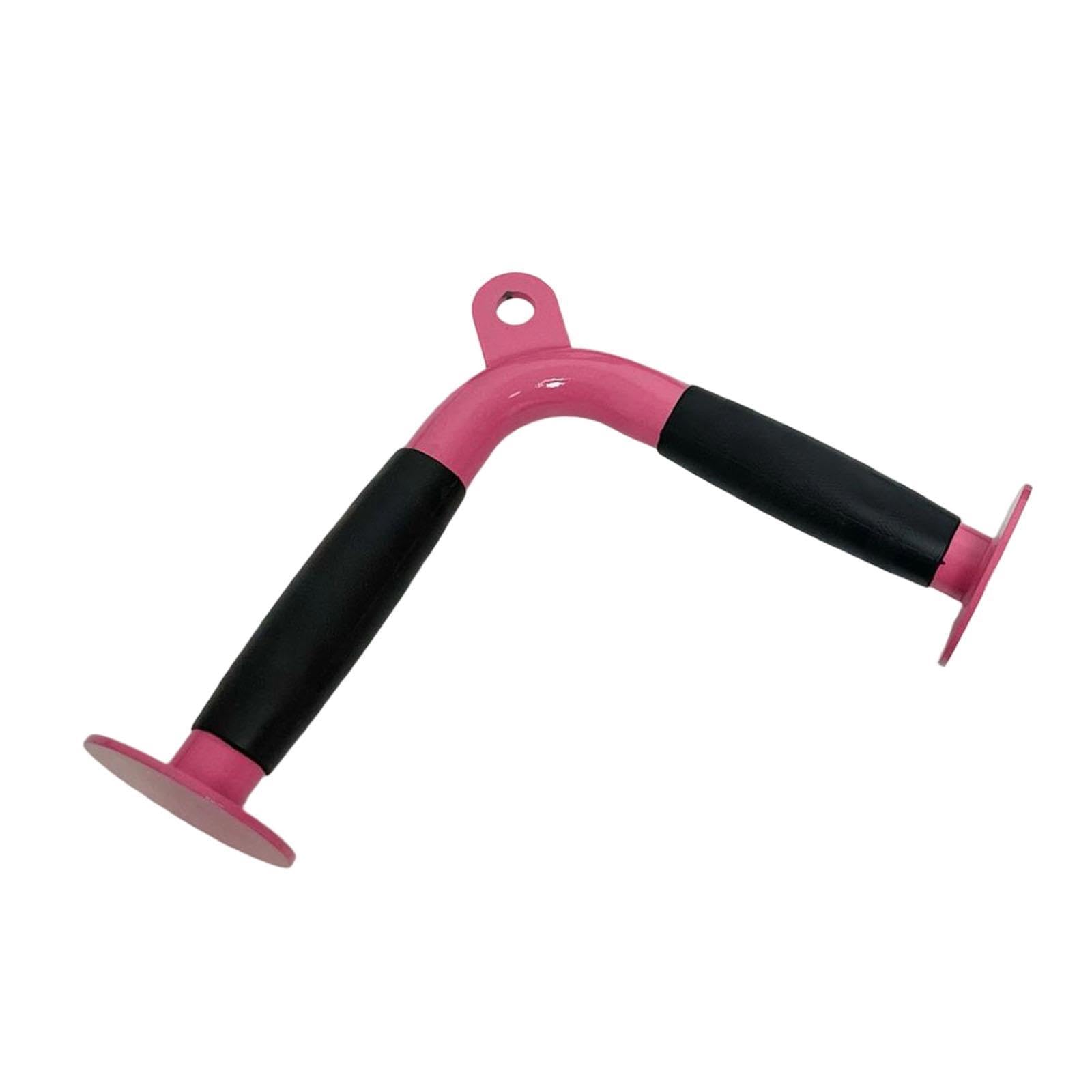 V Bar Attachment Mango de Acero para Entrenamiento de Fuerza con Diseño Antideslizante y Forma Ergonómica Adecuado para Gimnasios en Casa y Centros