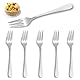 6 StückEdelstahl Kuchengabeln, 20cm Hunnycook Kleine Gabeln Dessertgabeln Set für Zuhause/Restaurant