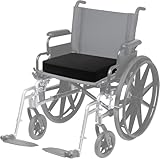 Wheelchair Cushion Memory Foam for Office Chairs, Scooters, Kitchen or Car Seats Orthopedic Lumbar Support, Sciatica & Tailbone Pain Relief - Reduce Back Ache, Improve Posture Seats (18' x 16' x 2')