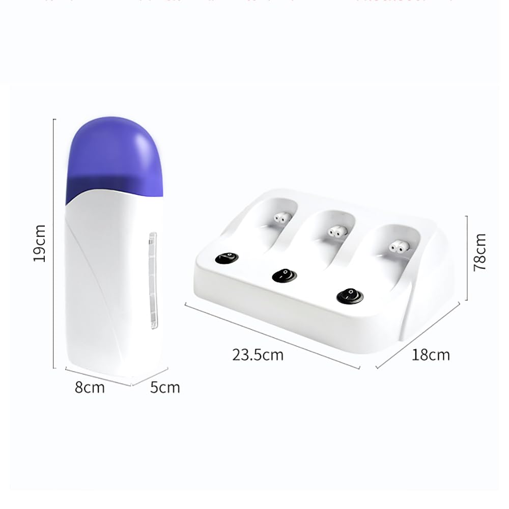 TsoLay Calentador De Cera Depilatoria, Máquina Depilatoria Portátil, Ventana Transparente, Interruptor Independiente, Extraíble Y Fácil De Limpiar, Se Utiliza para Depilación, Enfermería