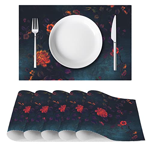 Set de table antidérapant lot de 6 lavable pour protéger la table des plats