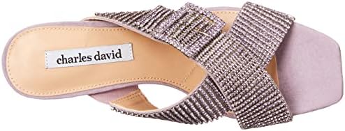 Charles David Women's Cayden Heeled Sandal, Dried Lavendar, 7 | Image 4