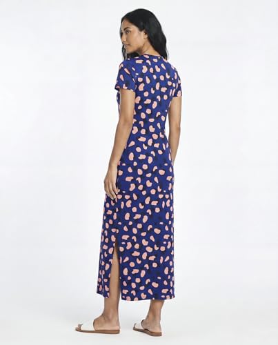 Image of Real Essentials 3 Pack Women's Casual Short Sleeve Maxi T-Shirt Dress with Slit (Available in Plus Size)