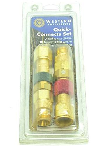 Western Enterprises#QDB10, Quick Connect Set for Torches