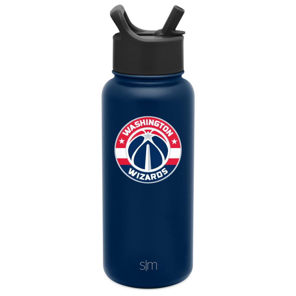 Simple ModernNBA 32oz Summit Water Bottle with Straw Lid