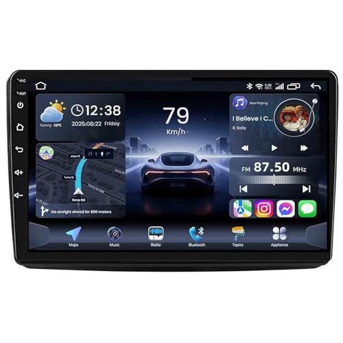 1【Modelli di auto compatibili】 Autoradio touchscreen Android compatibile con Fiat Panda 2003-2012. Progettata e sagomata per adattarsi al cruscotto di fabbrica, design testurizzato in stile originale, schermo facile da usare, interfaccia utente ben progettata esclusivamente per l'auto. Supporta lo schermo diviso. Nota: si prega di controllare la forma della console/cablaggio o inviare foto della console centrale per confermare la compatibilità prima dell'acquisto.