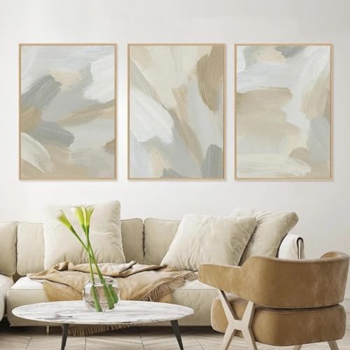 Toile abstraite salon moderne affiche d'art mural de texture - 2