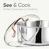 CAROTE 2Qt Stainless Steel Saucepan Set, Non-Toxic 3-Ply Stainless Steel Cookware Set with Lids, Small Kitchen Pots, Oven Safe, Compatible with Induction, Ceramic, Gas #4