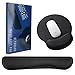 HAUEA Memory Foam Mouse Pad Keyboard Wrist Rest Support - Ergonomic Support - for Office, Computer, Laptop, Mac - Premium Quality, Durable, Lightweight for Comfortably Typing Pain Relief and Repair