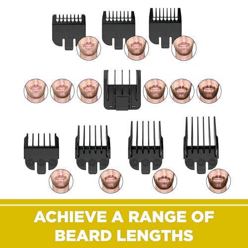 Wahl Groomsman Akku-Bartschneider-Set für Bärte, Nasenhaare, leichtes Detailing und leichte Körperpflege mit zusätzlichem Nass-/Trocken-Akku-Nasentrimmer