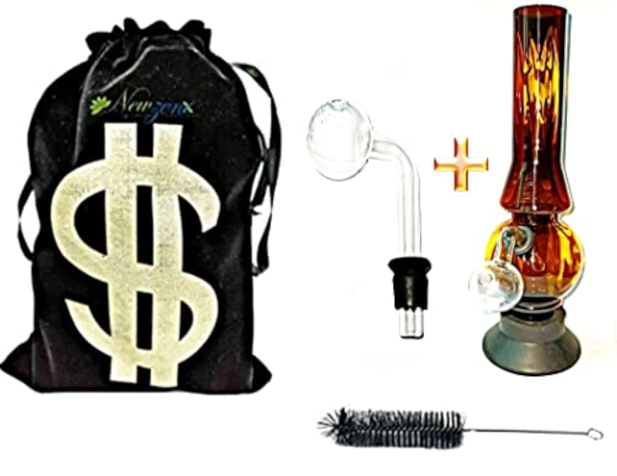 Acrylic Oil Meth Crystal Honey Bong Batsman Value Pack