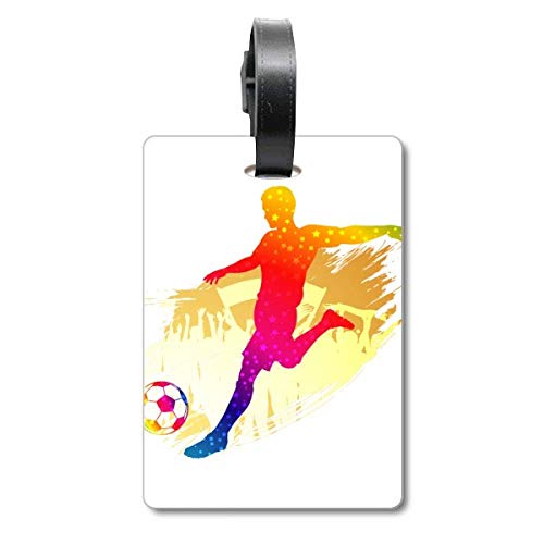 Étiquette valise voyage football accessoire bagage enfant adulte