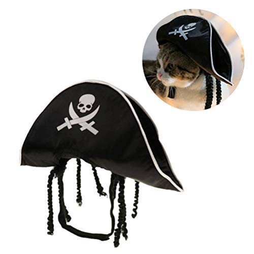 Amosfun pet pirate hat dog cat captain cap halloween pirate cosplay costume halloween party hat dress up costume accessories 3 Amosfun pet pirate hat dog cat captain cap halloween pirate cosplay costume halloween party hat dress up costume accessories - image 4