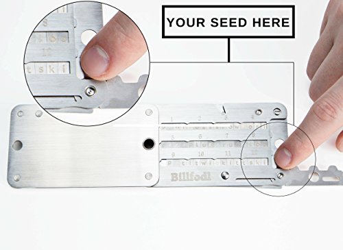 [Pacote] Ledger Nano S + Billfodl Hardware Wallet para Seed Words Backup | A melhor carteira de crip