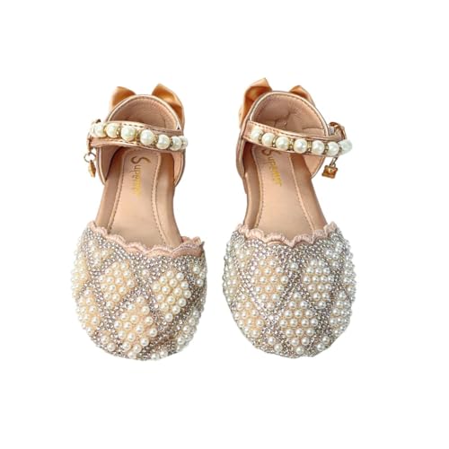Girl's Princess Dress Shoes Pearls Rhinestone Glitter Spring Summer