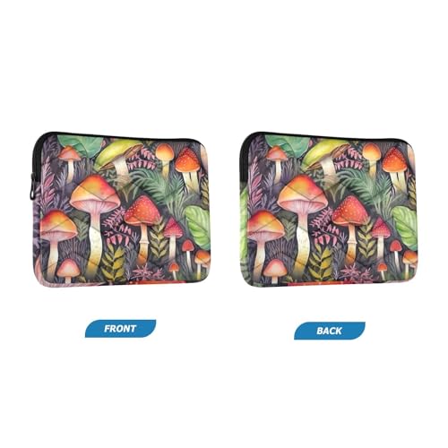 Funda para portátil 13-14 pulgadas impermeable con diseño de hongos miniatura 2