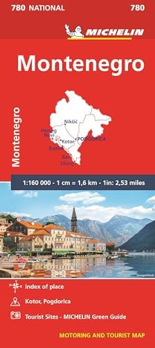 Michelin Montenegro: Straßen- und Tourismuskarte 1:160.000: Maps