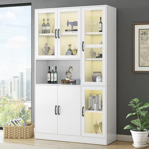 Vitrina LED blanca con 16 colores 120 x