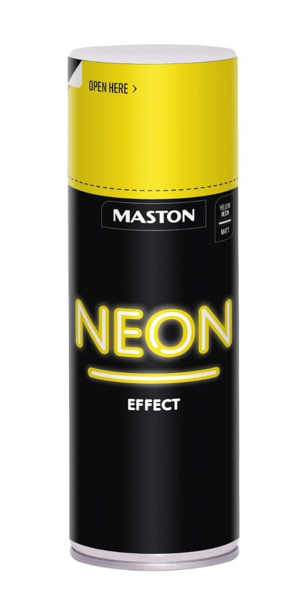 Maston Yellow Spray Paint Neon Matt 400Ml