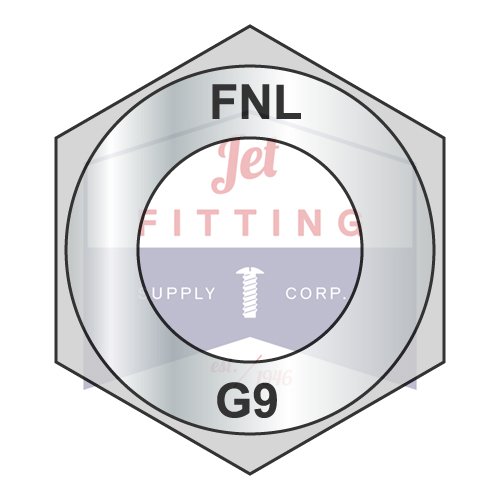 3/4-10 Finished Hex Nuts/Grade 9 / Ecoguard/Made in USA | 1,000 Hour Gray/Silver Coating (Quantity: 300 pcs) Made in USA