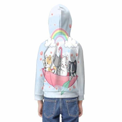 Pull à capuche licorne 3D pour enfants le cadeau d'anniversaire idéal - 6