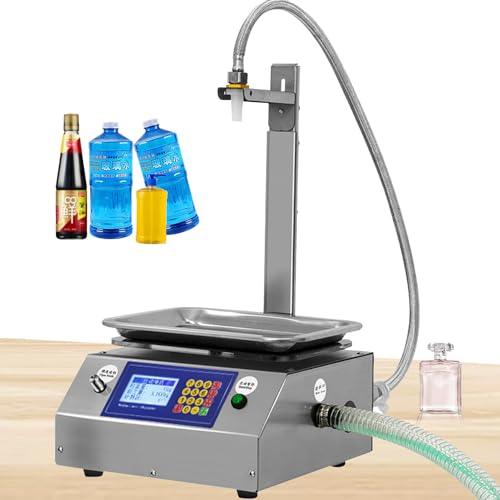 Máquina de llenado de líquidos, dispensador automático de líquidos con bomba de diafragma para un embotellado eficiente de agua, vino, aceite y otros líquidos, control digital, 17 l/min