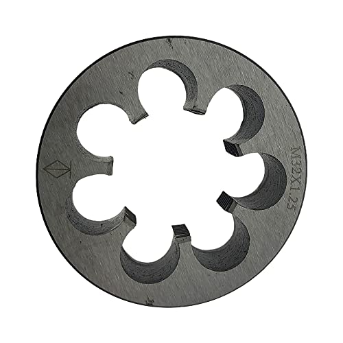 M32 X 1.25 Thread Die Right Hand M32x1.25 Metric RH Threading Cutting Tool Machine Die HSS Straight Fluted M32X 1.25 Die