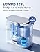 NOVETE Reverse Osmosis Water Filter Countertop, UV Cold Water Down to 32℉, NSF/ANSI 42/58 Certified, 4:1 Pure to Drain, No Installation Needed, 8-Stage RO Water Filtration System, CRF0A-QS, White