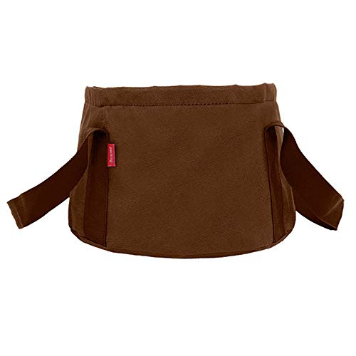 Fousamax Portátil de Viaje Al Aire Libre Plegable Cubo de Agua Cuenca del Cubo Contenedor de Almacenamiento para Acampar Viajar Senderismo Pesca Size 15L (Coffee)