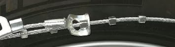 225/65R17 Tire Cable Chains - On-Road Highway Snow Cable Chains for Passenger Car & Light Truck Tires