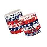 Milisten 12 Stück Teiliges Flaggen Silikonarmbänder Elastisch und Langlebig Patriotische...