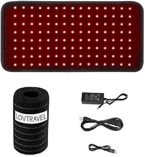 LOVTRAVEL 2021 New 660nm LED Red Light and 850nm Near Infrared Light Therapy Devices Large Pads Wearable Wrap for Pain